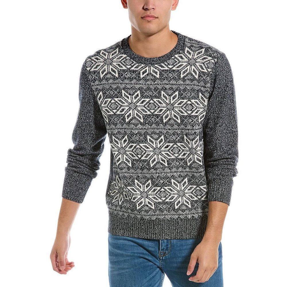 Weatherproof Vintage 100% cotton Snowflake Crewneck Sweater men’s size XL NWOT